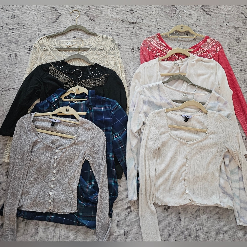 Women's long sleeve top bundle small